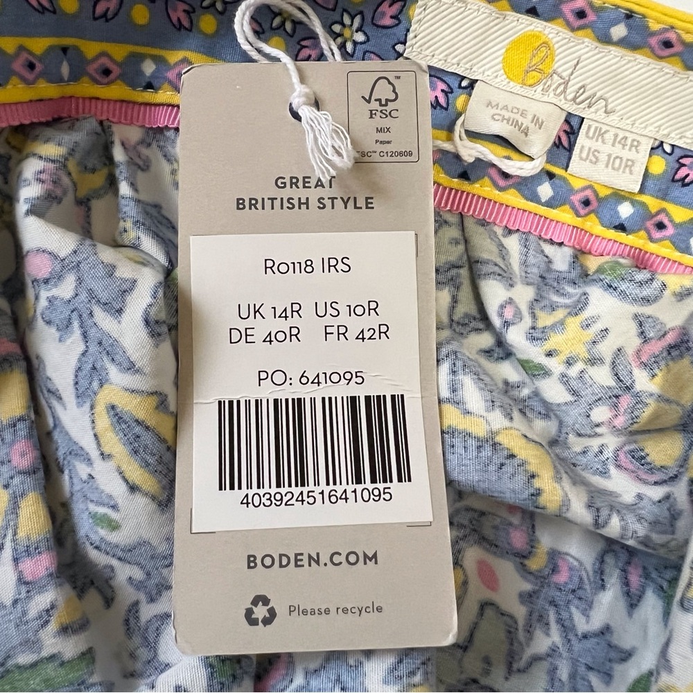 Boden NWT Maxi Skirt Size 10 - Picture 5 of 6